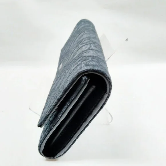 Authentic Christian Dior Long Wallet Black Canvas mn413-021526 - Picture 4 of 9